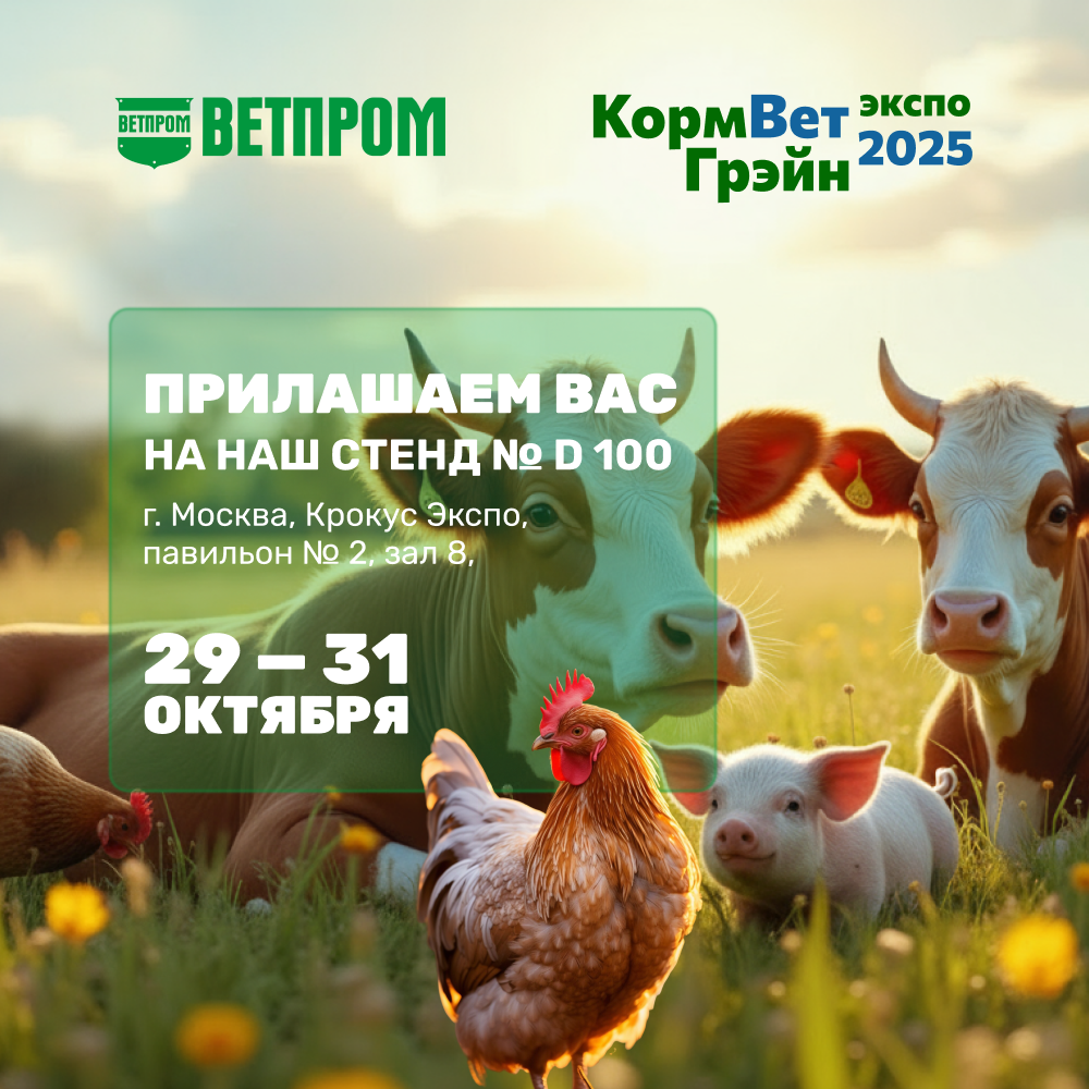Встречаемся с «Ветпром» на «КормВетГрэйн-2025».